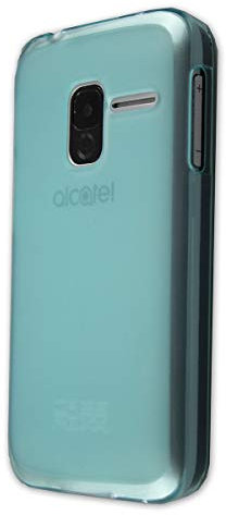 caseroxx Schutzhülle für Alcatel 2008G in hellblau – Flexibles TPU-Case aus stoßfestem Gummi, passgenaue Handy-Tasche mit Kantenschutz & rutschfestem Grip