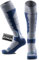 WEIERYA Skisocken,Thermische Gepolsterte Ski Socken für Skifahren,Snowboarden,Outdoor Wintersport für Herren Damen,Blau 2 Paar (33-36)