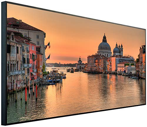 Ecowelle Infrarotheizung mit Bild | 750 Watt | 60x120 cm | Infrarot Heizung| | Made in Germany| d 12 Canal Grande Venedig