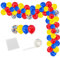 109 rot-blau-gelbe Ballongirlanden-Set, rot-gelb-blaue Konfetti-Luftballons für Cartoon-Videospiele, Babyparty, Hochzeit, Geburtstag, Abschlussfeier, Karneval, Zirkus, Partyzubehör, Dekorationen111