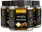 King Cup - 3 Tarros de 50gr cada uno de Café Soluble con Vainilla y Avellana, Café Instantáneo Saborizado con Extra Solubilidad, Ideal para Desayuno, Brunch, Café Helado, Sin Gluten, Vegano