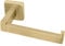 YUET Toilettenpapierhalter, WC Edelstahl Klopapierhalter für Küche und Badzimmer Toilette Toilettenpapier Messing Gebürstet Quadrat 1er Pack