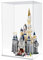 Nynelly 79 cm Tall Acrylic Display Case for Lego Disney Castle 71040 for Lego Display Case for Models Figures Dolls Assemble Dustproof Thickened Clear Display Box Display Cabinet(White)