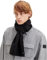 Calvin Klein Herren FORMAL Logo Light Scarf 35X180 K50K509745 Gewebter Schal, Schwarz (Ck Black), OS