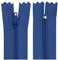 Aerzetix - C63435 - Set di 10 Cerniere Lampo a Spirale N°3 Non separabile 35cm in Nylon - cursore autobloccante in Metallo - Colore Blu - Abbigliamento Cucito Pantaloni merceria