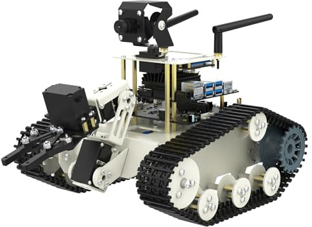 Yahboom AI Intelligent Robot Kit Jetson Nano 4GB Development Kit | Programming Development Electronics Kit DIY Robotic Arm Kit AI Recognition Autopilot Opencv (with Nano)