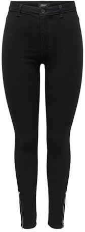ONLY Damen Onldruna Hw Skinny Dnm Pimbox, Schwarz, 29W / 34L