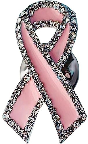 Rose Ruban Broche Sensibilisation Au Cancer Du Sein Broche Badge Pull À Dos Dame Broches Bijoux