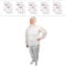 ARNOMED® Schutzanzug Einweg Extra Stark L [10 STÜCK] - Einwegoverall - Einweganzug - Einweg Maleranzug & Lackieranzug - Staubschutzanzug, Maleroverall & Asbest Schutzanzug - Einmalanzug Weiß