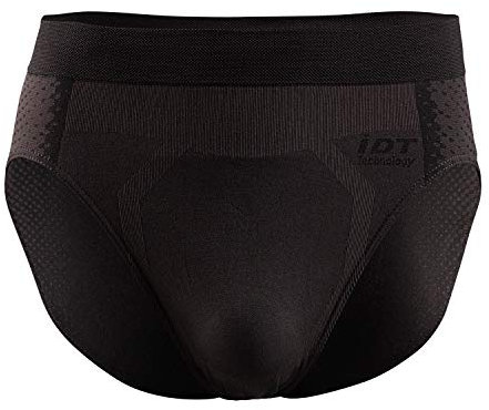 Lurbel Cristallo Slip, Calzoncillo Slip Deportivo, Calzoncillo Termorregulador y Antibacteriano, Slip para Trail Running, Fitness, sin Costuras. para Hombre (XL - Extra Grande, Marengo)