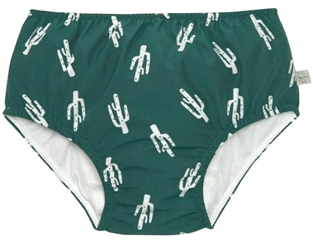 LÄSSIG Baby-und Kleinkind-Schwimmwindel Badewindel Badehose mit Windel mit UV-Schutz Cactus green 13-18 Monate