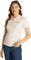 Tommy Hilfiger Donna Maglietta Polo Maniche Corte Script Graphic Slim Fit, Avorio (Ivory Petal), L