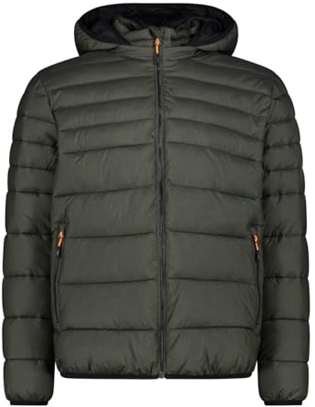CMP, JACKET SNAPS HOOD, 34K2817M, Dark Green, 50, Man