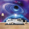 MWSSEGGE Papier Peint Intissé Galaxie, Univers 3D Trompe L'oeil Mural Affiche Géante Décoration Pour Enfant Chambre Garcon Fille Adot (200x150 cm)