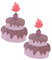 SHERCHPRY 1 Paar Kuchen Ohrringe personalisierte ohrringe verbände ruthe weihnachten the summe Verein Kekse Tortenohrringe Ohrstecker Damen Ohrringe Kostümohrringe für Damen Acryl