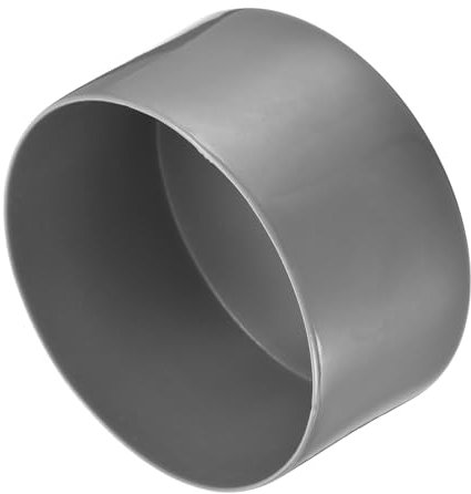 QUARKZMAN 2 Stück Gummikappen 85 mm Gummi Endkappe Rund Schutzkappen Pfostenkappe Abdeckkappen Zaunpfosten Endspitze Kappen für Rohr Gartenstühle Tischbeine Möbelfüße Gleiter, Dunkelgrau