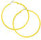 Tyqour Neon Ohrringe Damen Vintage Neon Creolen, Große Creolen 6cm, Retro 80er Jahre Neon Ohrringe 80er 90er Jahre Party Ohrringe für Damen Mädchen Weihnachten Halloween Kostüm Party, Gelb
