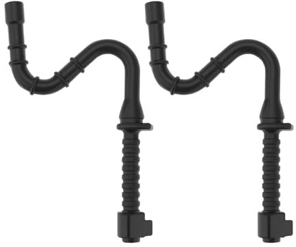 Briny River 2 Pièces Tuyau de Carburant Conduite de Gaz Pièce de Rechange 1128-350-7600 1128 358 7701 Compatible avec Stihl 044 046 MS341 MS361 MS440 MS460 Tronçonneuse Noir