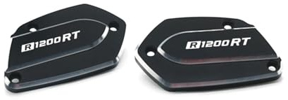 Motorcycle Brake Reservoir Cap Front Brake Fluid Reservoir Cover Suitable For R1200RT/SE 2010-2013(Black)