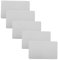 Angoily 5pcs Stainless Steel Engraving Blanks Multipurpose Metal Name Plates Blank Business Cards Desk Name Plate Blank Plates for Engraving