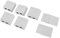 Afforstyle Prise RéSeau RJ45 - Prise Double Murale BlindéE MontéE en avec Port de Câble LAN Ethernet CAT6A pour Câble RéSeau