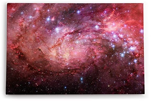 Paul Sinus Wandbild 60x40cm Dekorative Kunst Kosmos Universum Galaxie Weltraum Sterne Nebula