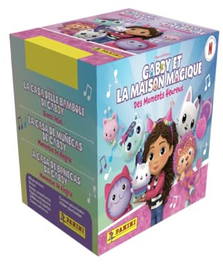 Panini Gabby’s Dollhouse Glücksmomente - Stickerkollektion (Box mit 50 Tüten)