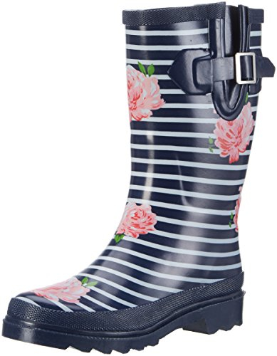 Beck Stripes Bottes de Pluie Femme - Multicolore - 39 EU