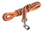 IDC Color & Gray gumierte Leine, 20 mm x 3 m mit Schlaufe, Orange-Grau