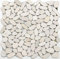 MOS30-IN14 Galets de rivière découpés Crème Beige clair Miroir carrelage Receveur de douche mur cuisine salle de bain