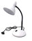 Vetrineinrete® Lampada da scrivania con braccio flessibile snodabile luce lume da tavolo orientabile da cameretta (Bianco) G83