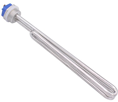AIICIOO Heater Cartridge for Buffer Storage 240 V 4500 W DIY Heating Rod 1 Inch BSP (DN25) for Cars Low Voltage Heating Element Stainless Steel Electric Heater Rod with Silicone O-Ring