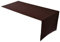 Lemos Home Hochwertiger Tischläufer Tischwäsche aus 100% Baumwolle Kollektion Konzept, Farbe & Größe wählbar (Tischläufer - 30x100cm, Chocolate)