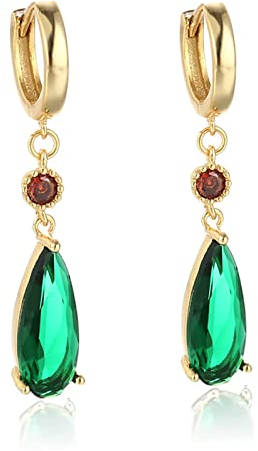 Damen Ohrringe S925 Sterling Silber Japanische Anime Howls Castle Earrings Grüne Wassertropfen Cosplay Schmuck Bekleidungszubehör