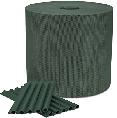 Cover It Vert Occultant Cloture 19x48cm - Brise Vue Jardin - Brise Vue Grillage Rigide - Lamelles Occultation - Différentes Tailles et Couleurs Brise Vue Occultant