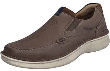 Josef Seibel Herren Slipper Alan 01,Weite K (Extra weit),Wechselfußbett,Schlupfschuhe,schluepfschuhe,Slip-ons,Braun (Vulcano-Kombi),42 EU