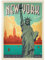 MyPuzzle New York City: Lady Liberty, Vintage Poster - Premium 1000 Teile Puzzle - MyPuzzle Sonderkollektion von Anderson Design Group