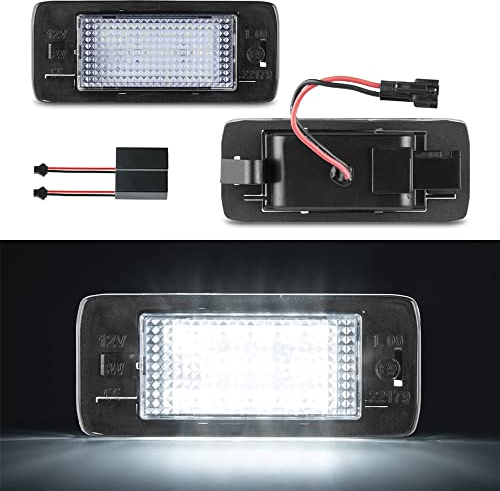 Bynome Led Kennzeichenbeleuchtung Glühbirnen CanBus Fehlerfrei Nummernschildbeleuchtung SMD für Zafira Tourer C P12 11-2016 Pre-facelift Astra J Sports Tourer J Estate