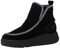 Tamaris Damen Boots Leder Winter gefüttert; BLACK/schwarz; 39 EU