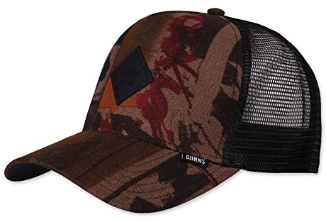 Djinns - ArtyAbstract (Black/orange/Khaki) - Trucker Cap Meshcap Hat Kappe Mütze Caps