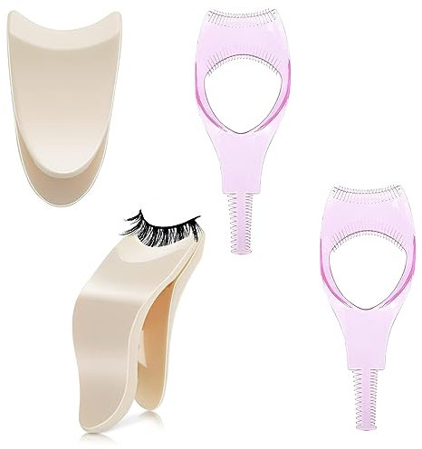 pegzherx 4 PCS False Eyelashes Applicator Tool Lash Clip Tweezers Eyelashes Applicator Tools Helping You Quickly Create Perfect Curved Eyelashes