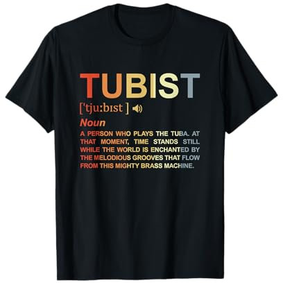 Tubist Definition Tuba Spieler T-Shirt