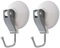 Ganci a Ventosa a Vuoto, Set di 2 Ganci a Ventosa Rimovibili per Asciugamani, Grandi Ganci da Parete Senza Foratura con Ventosa a Vuoto Resistenti Max Carico 5KG per Doccia Finestra Cucina Bagno
