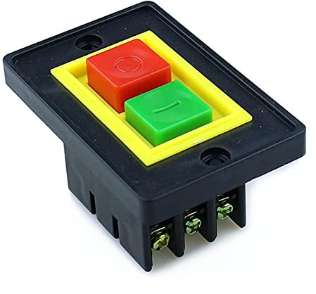 elektronischer Schalter AC 380V 2KW I/O Ein Druckschalter 6 Schraubklemmen QCS1 75 * 48 * 40MM