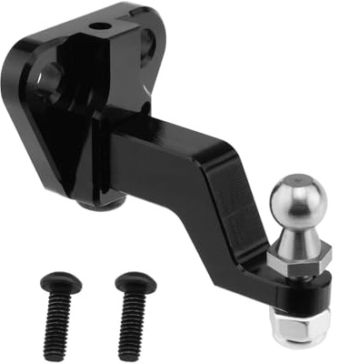 LT Easiyl 1 Set Aluminum Towing Trailer Hitch Shackle Hook Compatible with TRX4M TRX4-M 1/18 Defender RC Trailer Drop Hitch Crawler for RC Car Upgrade