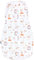 TupTam Baby Pucksack OEKO- TEX zertifizierte Materialien Swaddle Bag Wattiert Babyschlafsack 2.5 TOG unisex, Farbe: Unwattiert 0.5 TOG/Waldtiere Igel Rehe, Größe: 0-3 Monate