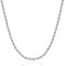 JENCVNL 2/3/4/5/6mm Twist Rope Chain, Stainless Steel Silver Rope Chain Necklace for Men Women Gift for Birthday Anniversary Christmas, 18''/20''/22''/24''/26'' Length (Silver-6mm wide, 20)