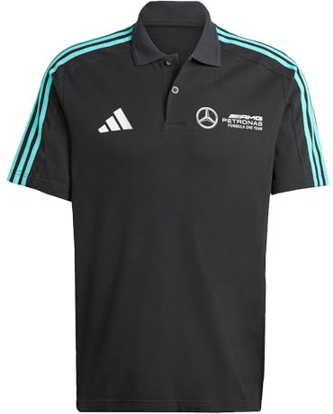 Adidas Herren Mercedes - AMG Petronas Formula ONE Team DNA Polo Men, Black/White, S