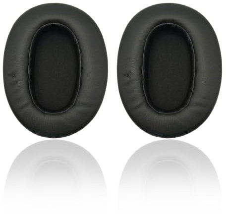 Replacement Ear Pads Cushions Compatible with Sony WH-XB910N, Headphone Ear Pads with High Density Memory Foam, Soft Leather, Headphones Ear Covers-Black