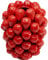 Kare Design Vase Strawberries, Rot, Erdbeeren, handgearbeitet, Unikat, Porzellan Glasiert, Vase Groß, Dekorationsvase, Tischvase, Blumenvase fürs Wohnzimmer, Accessoire, 30x25x25 cm (H/B/T)